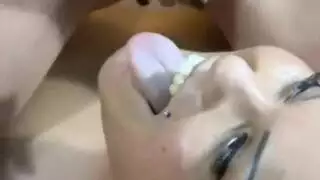 فتيات مثلية مثيرة في فعل قاسٍ بين الفتيات