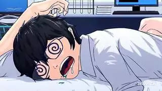 هنتاي إكس إكس إكس: تقفز على قضيب وحش سميك