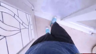 ناضجة الآسيوية يأخذ الديك ضخمة