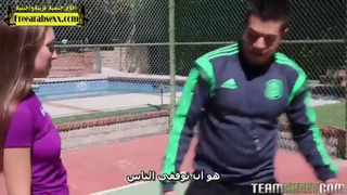 المراهقة لديها مهارات كروية خاصة